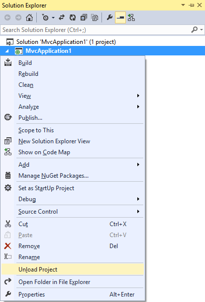 visual studio cmake hang unloading project